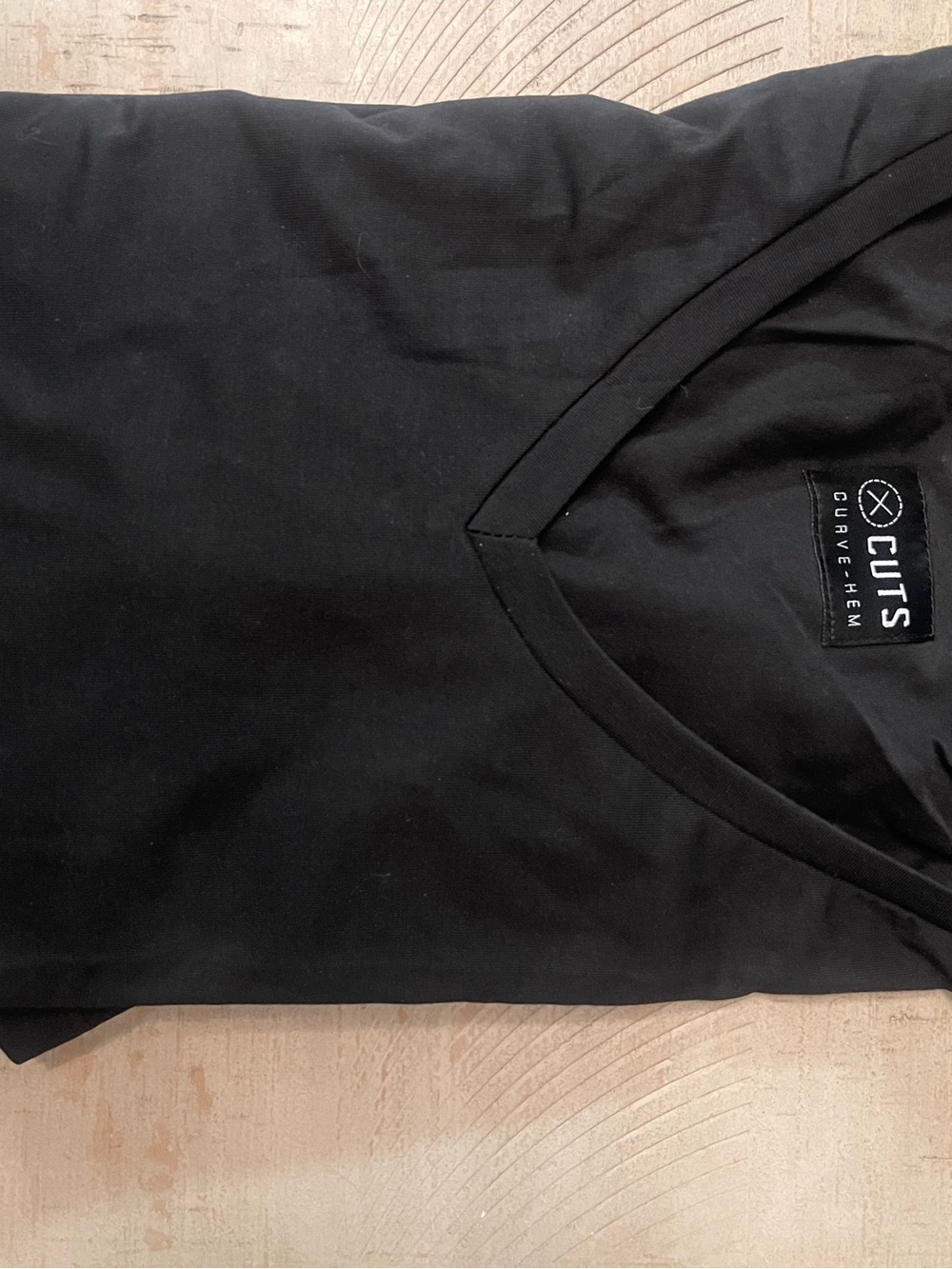 Men’s Black V-Neck Shirt